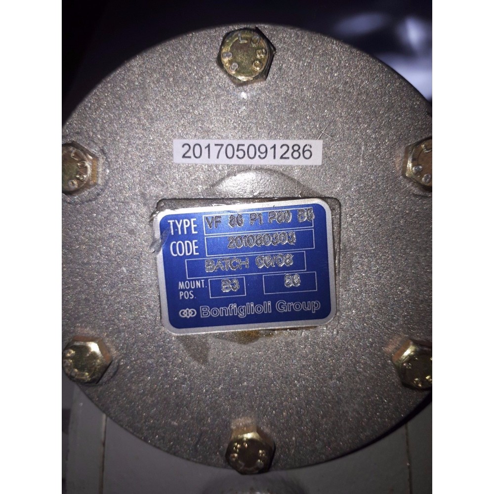 BONFIGLIOLI GEAR SPEED REDUCER VF 86 P1 P80 B5 201080303