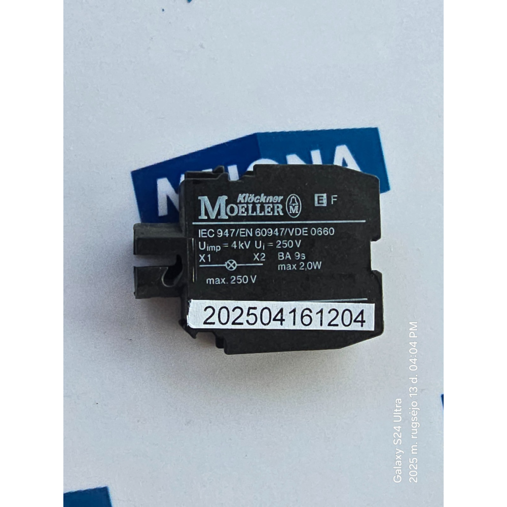 Klöckner Moeller E F 300V AC 2,0W 250V DC LAMP 130V 2,0W Klöckner Moeller E F 300V AC 2,0W 250V DC LAMP 130V 2,0W