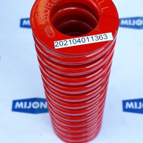 BORDIGNON XLL 2002R51176 spring Feder L=176MM red rot (new old stock)