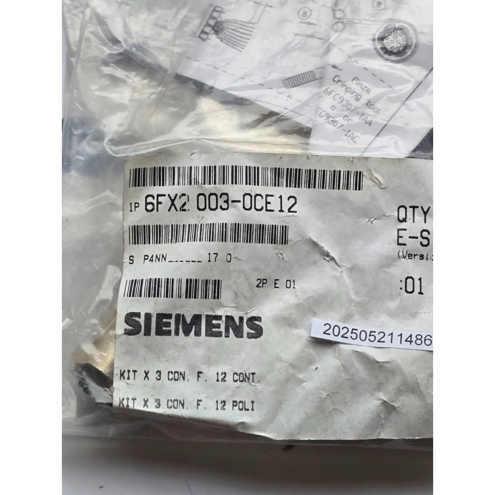 Siemens 6FX2 003-0CE12 6FX2003-0CE12 CONNECTOR Siemens 6FX2 003-0CE12 6FX2003-0CE12 CONNECTOR