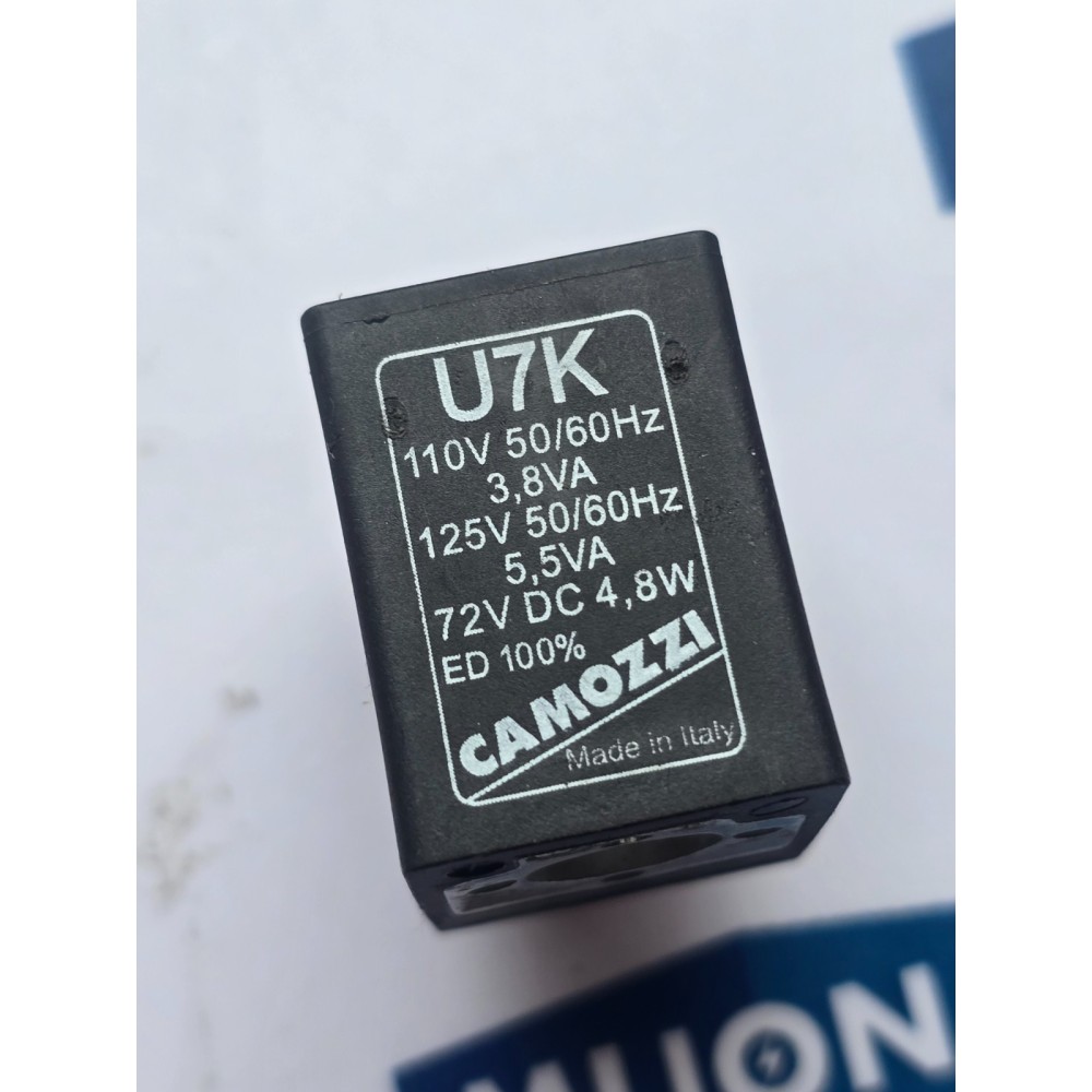 Camozzi U7K 110V 5060HZ 3.8VA 125V 50 60HZ 5.5VA 72V DC 4.8W  (NEW OLD STOCK)