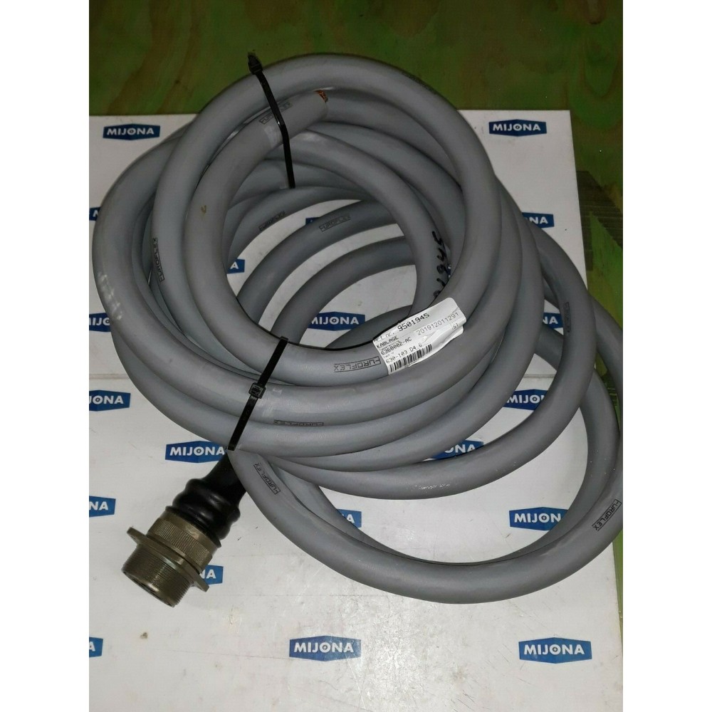 EUROFLEX 6368002 AC 4M CABLE Kabel 1596 IT4100A 28 6S (New old stock)