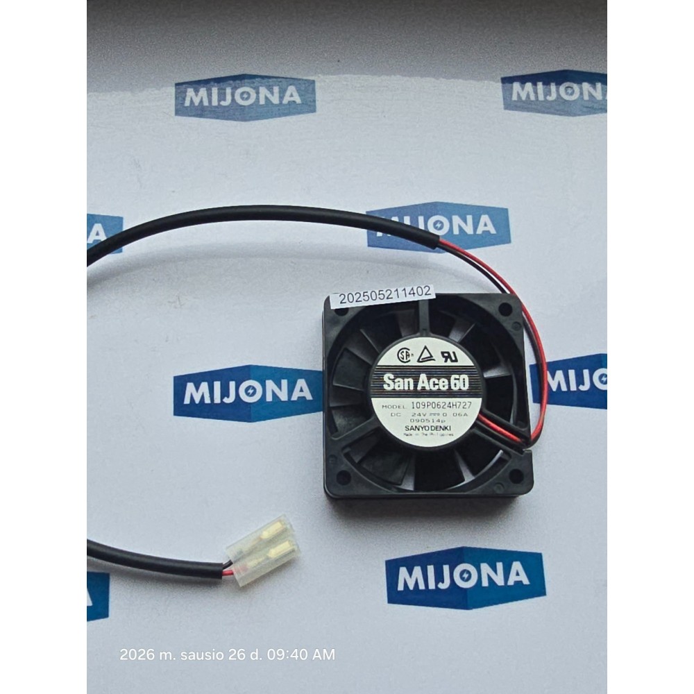 SANYO DENKI SAN ACE 60 109P0624H727 DC 24V 0,06A NEW OLD STOCK SANYO DENKI SAN ACE 60 109P0624H727 DC 24V 0,06A NEW OLD STOCK
