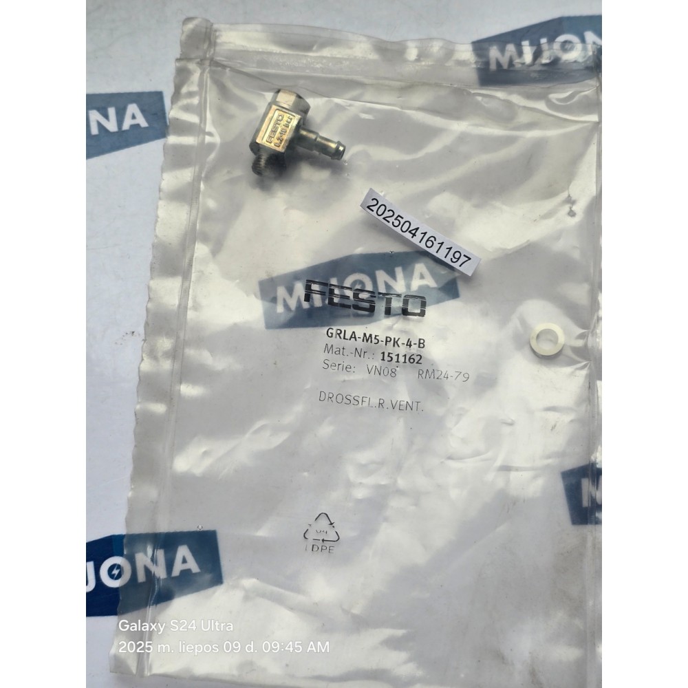 FESTO GRLA M5 PK 4 B 151162 GRLA-M5-PK-4-B FESTO GRLA M5 PK 4 B 151162 GRLA-M5-PK-4-B