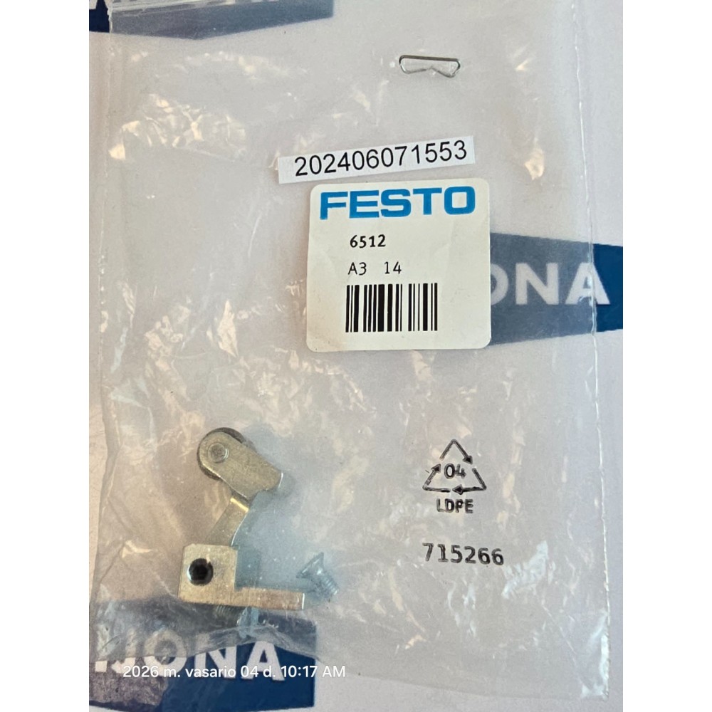 Festo 6512 Roller Lever Valve Actuator AR-05 Festo 6512 Roller Lever Valve Actuator AR-05