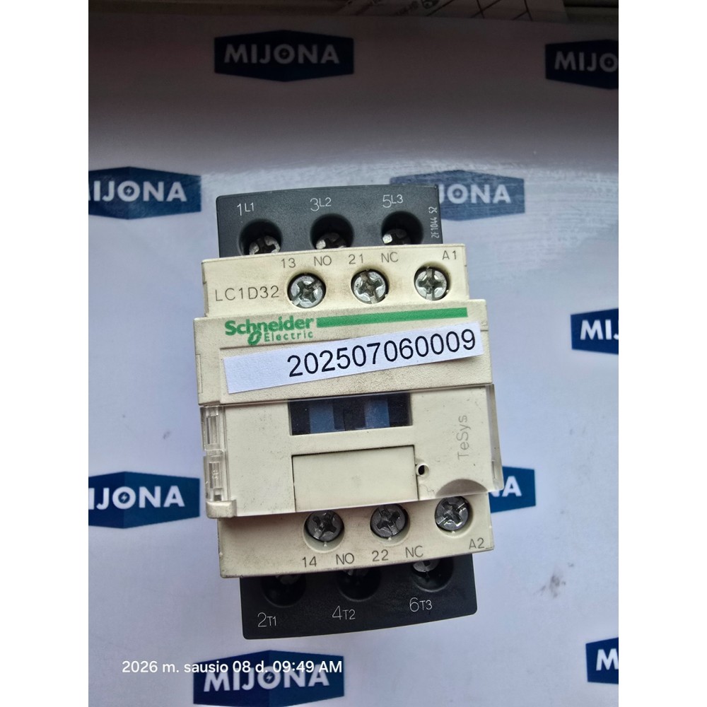 SCHNEIDER Contactor LC1D32 Leistungsschütz 50A 690V LC1 D32