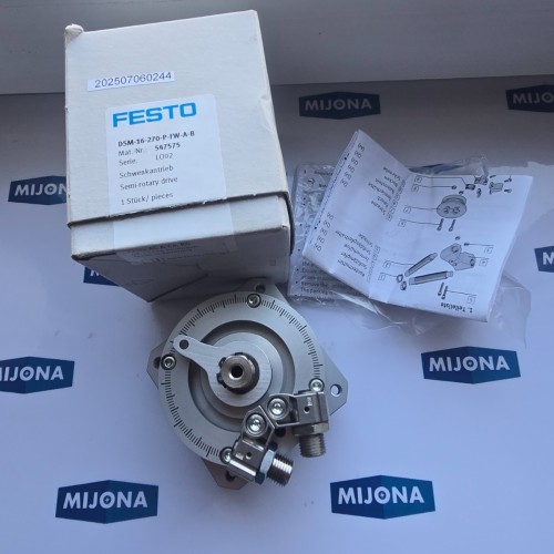 Festo DSM 16 270 P FW A B 547575 SEMI ROTARY DRIVE DSM-16-270-P-FW-A-B NEW STOCK