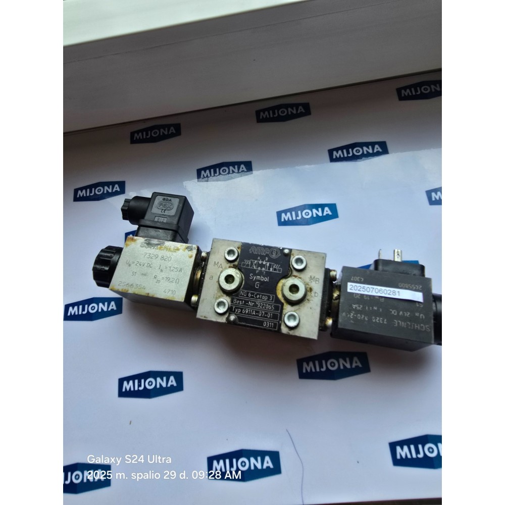 AMF NG 6 CETOP 3 TYP 6911A 07 01 322065 SYMBOL G  Control Valve NG 6-CETOP 3