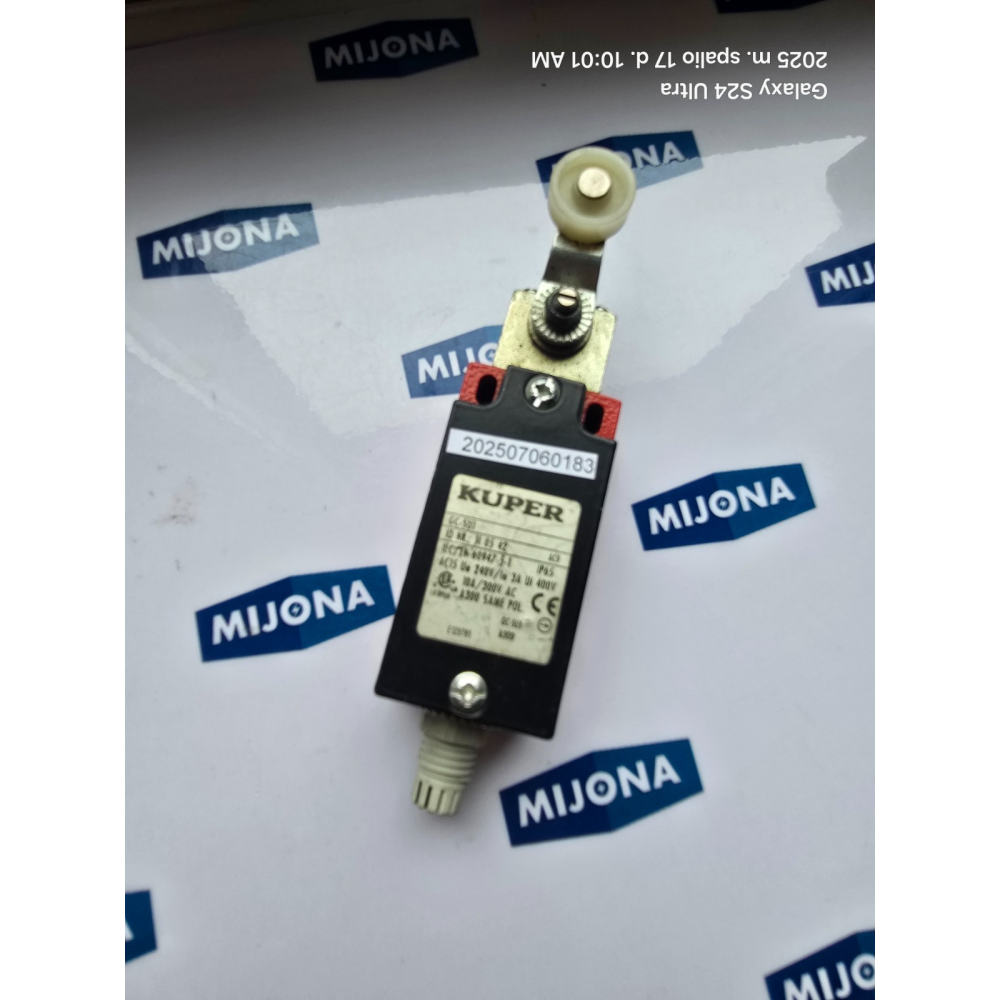 BERNSTEIN / KUPER GC-SU1 110542 AC15 240V LIMIT SWITCH BERNSTEIN / KUPER GC-SU1 110542 AC15 240V LIMIT SWITCH