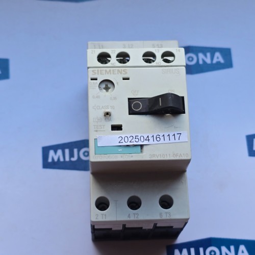 Siemens SIRIUS 3RV1011 0FA10 Motor Protection Circuit Breaker 0.35-0.5A