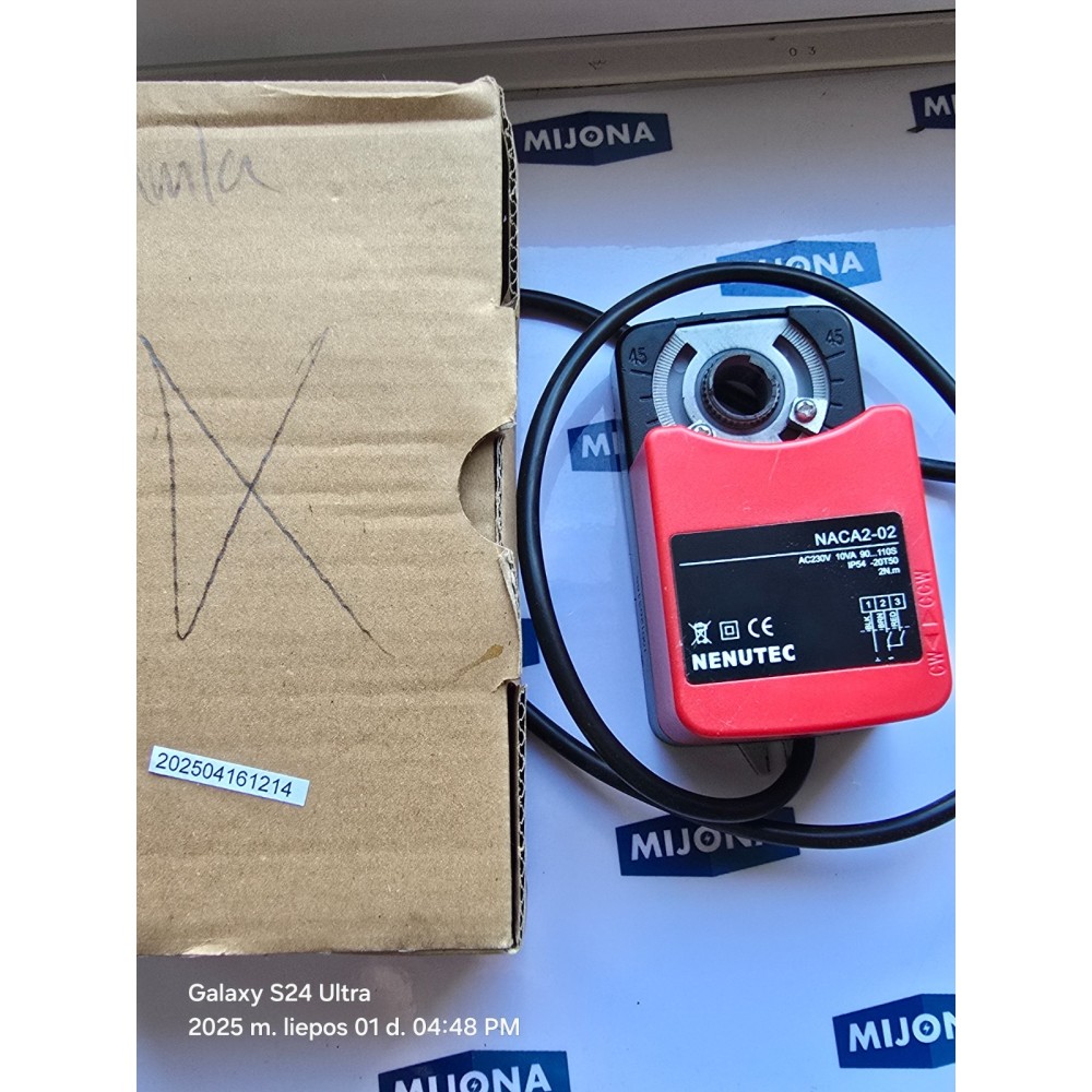 NENUTEC NACA2-02 AC 230V 10VA 90 110S ACTUATOR NENUTEC NACA2-02 AC 230V 10VA 90 110S ACTUATOR