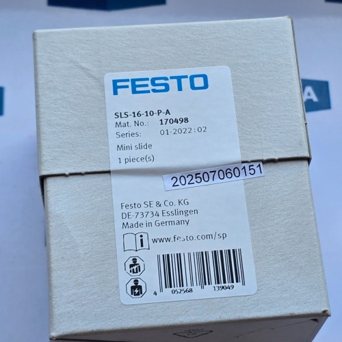 FESTO SLS-16-10-P-S 170498 SLS 16 10 P S MINI SLIDE