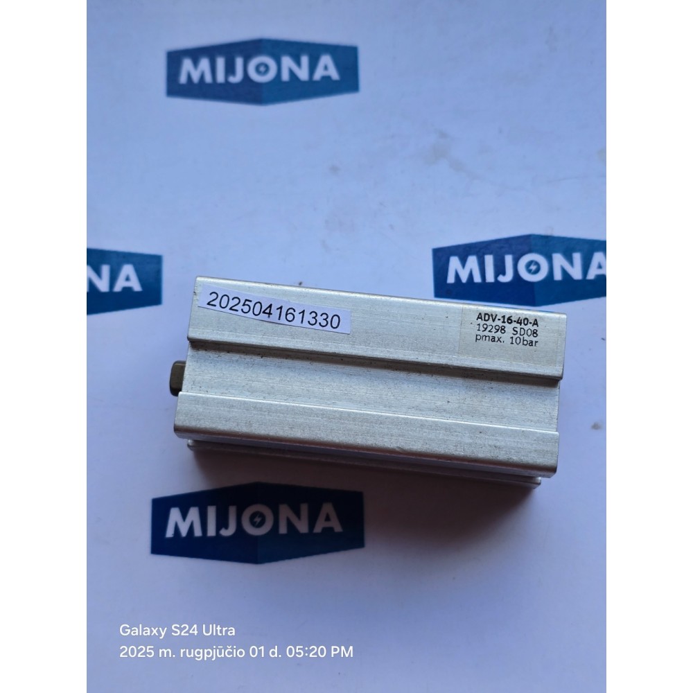Festo ADV 16 40 A MAX 10BAR 19298 ADV-16-40-A CYLINDER