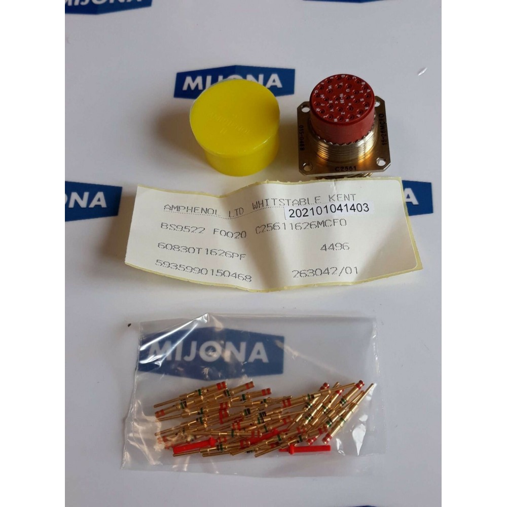 Amphenol 015 0468 C2561 16 26MCFO 9644TCX 16-26 CRIMP C25611626MCFO BS9522 F0020