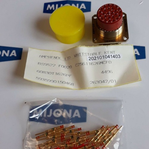 Amphenol 015 0468 C2561 16 26MCFO 9644TCX 16-26 CRIMP C25611626MCFO BS9522 F0020