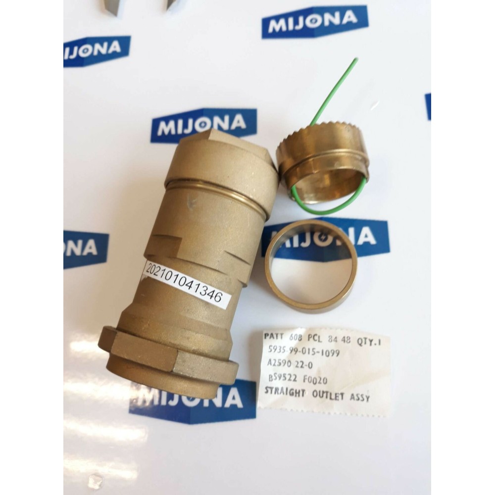 Amphenol MILITARY PCL 84 48 5935 99 015 1099 STRAIGHT PCL8448 A2950 22 0 BS9522