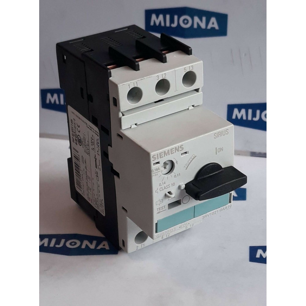 Siemens SIRIUS 3RV1011 0AA10 0,11-0,16A 50-60HZ CIRCUIT BREAKER NEW OLD STOCK Siemens SIRIUS 3RV1011 0AA10 0,11-0,16A 50-60HZ CIRCUIT BREAKER NEW OLD STOCK