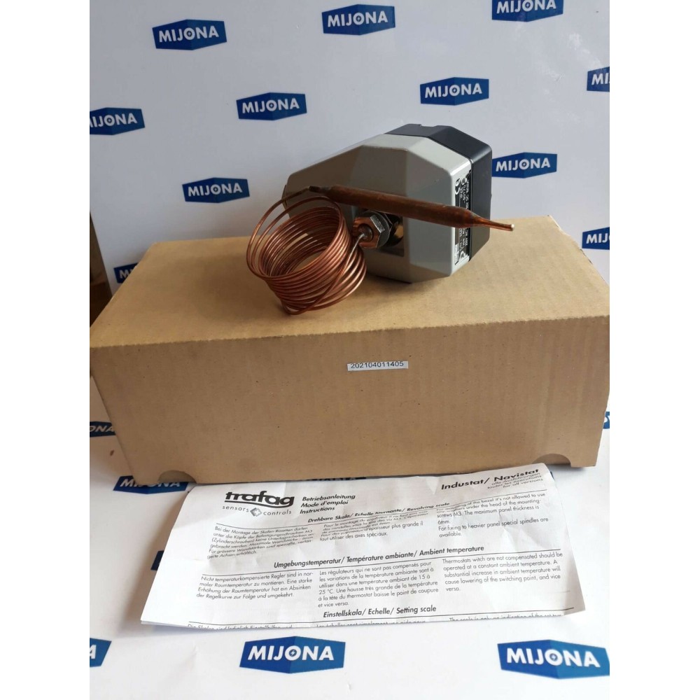 TRAFAG THERMOSTAT 404 2513 432 10 RANGE: 10-80GRDC 250V AC 30V DC