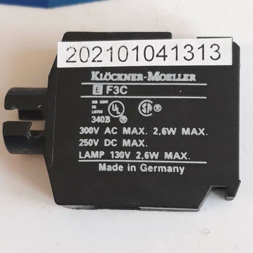 Klöckner Moeller E F3C 250V 2,6W 130V 220V 240V BA 9s