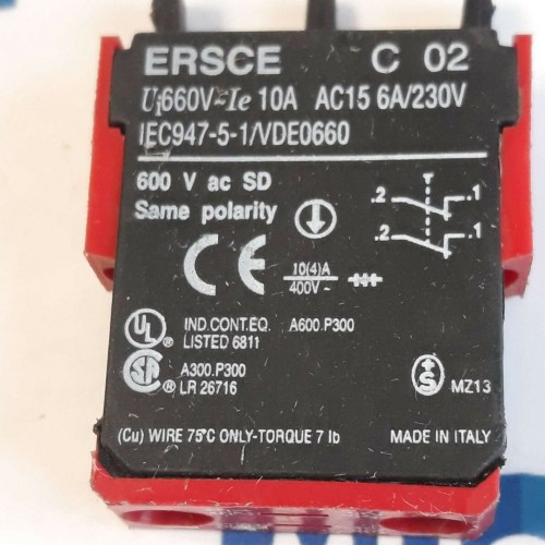 ERSCE C 02 660V 10A AC15 6A 230V 600V AC SD