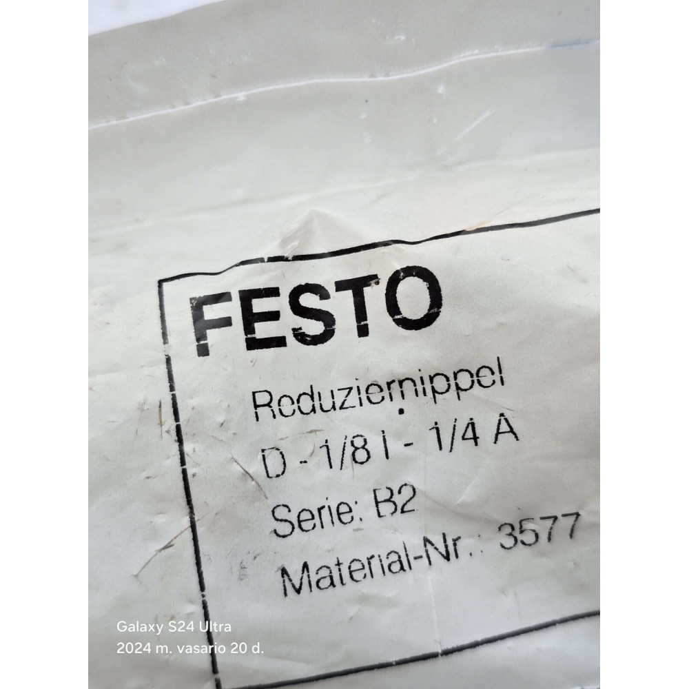 FESTO D 1 8 I 1 4 A SERIE B2 3577  D-1/8 I -1/4 A NEW OLD STOCK