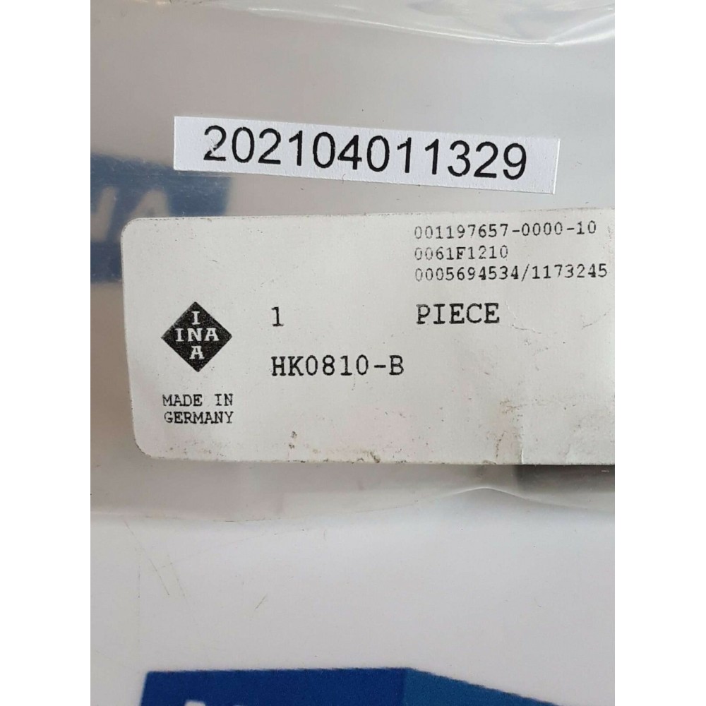 INA HK0810 B NEEDLE ROLLER BEARING INA HK0810 B NEEDLE ROLLER BEARING
