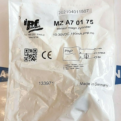 IPF MZ A7 01 75 30V DC 150mA MZA70175 SENSOR MAGNETIC ZYLINDER