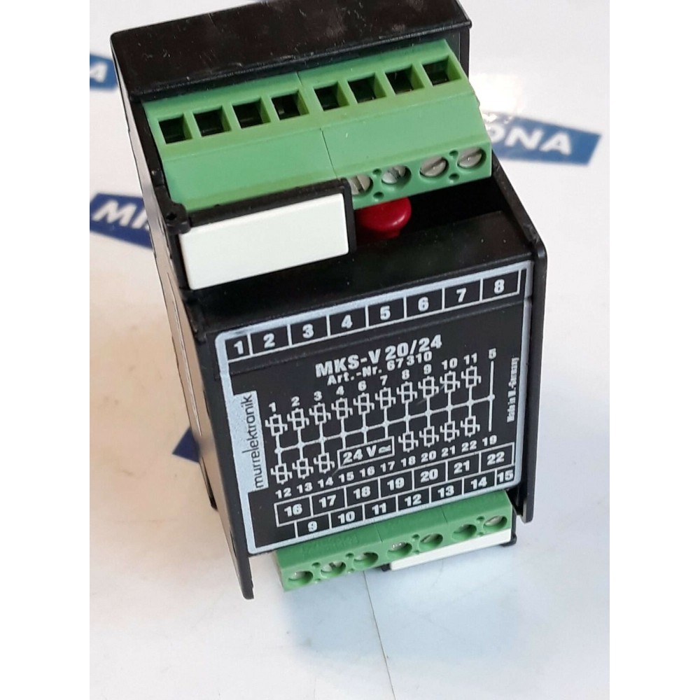 MURR ELEKTRONIK MKS V 20 24 67310 24V Viristor Block (NEW OLD STOCK)