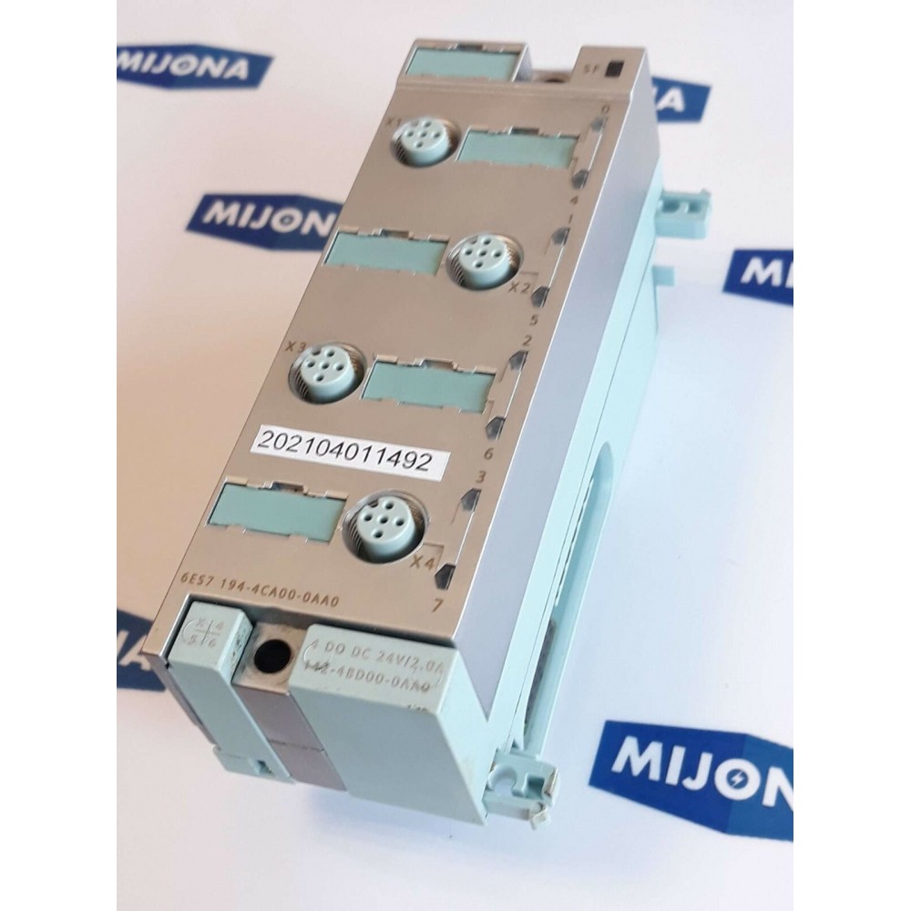 SIEMENS MODULE 6ES7 194 4CA00 0AA0 4 D0 DC 24V 2.0A 142 4BD00 6ES7194-4CA00-0AA0