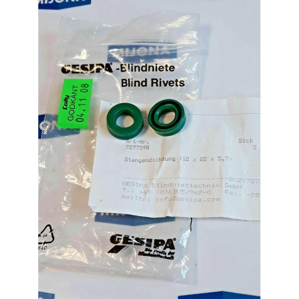 Gesipa 7277598 12x22x5.7 COLLY price for 2psc (NEW OLD STOCK) Gesipa 7277598 12x22x5.7 COLLY price for 2psc (NEW OLD STOCK)