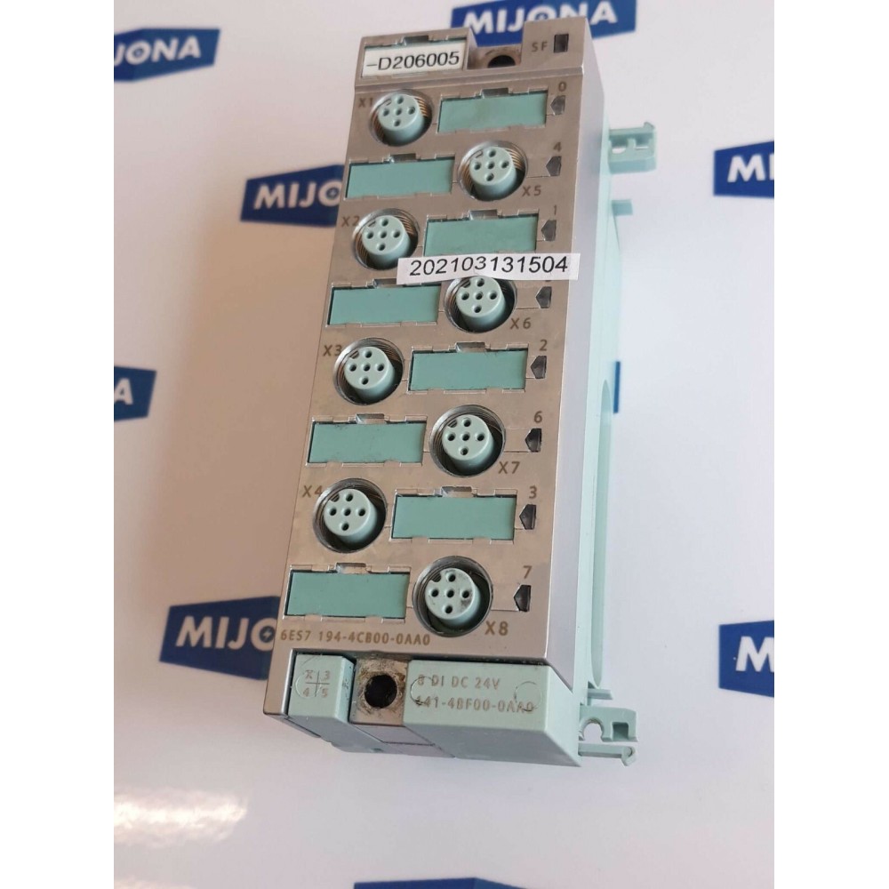 SIEMENS 6ES7 194 4CB00 0AA0 8 DI DC 24V 141 4BF00 0AA0 6ES7194-4CB00-0AA0 SIEMENS 6ES7 194 4CB00 0AA0 8 DI DC 24V 141 4BF00 0AA0 6ES7194-4CB00-0AA0
