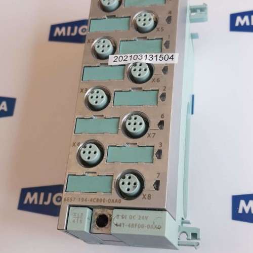 SIEMENS 6ES7 194 4CB00 0AA0 8 DI DC 24V 141 4BF00 0AA0 6ES7194-4CB00-0AA0 SIEMENS 6ES7 194 4CB00 0AA0 8 DI DC 24V 141 4BF00 0AA0 6ES7194-4CB00-0AA0