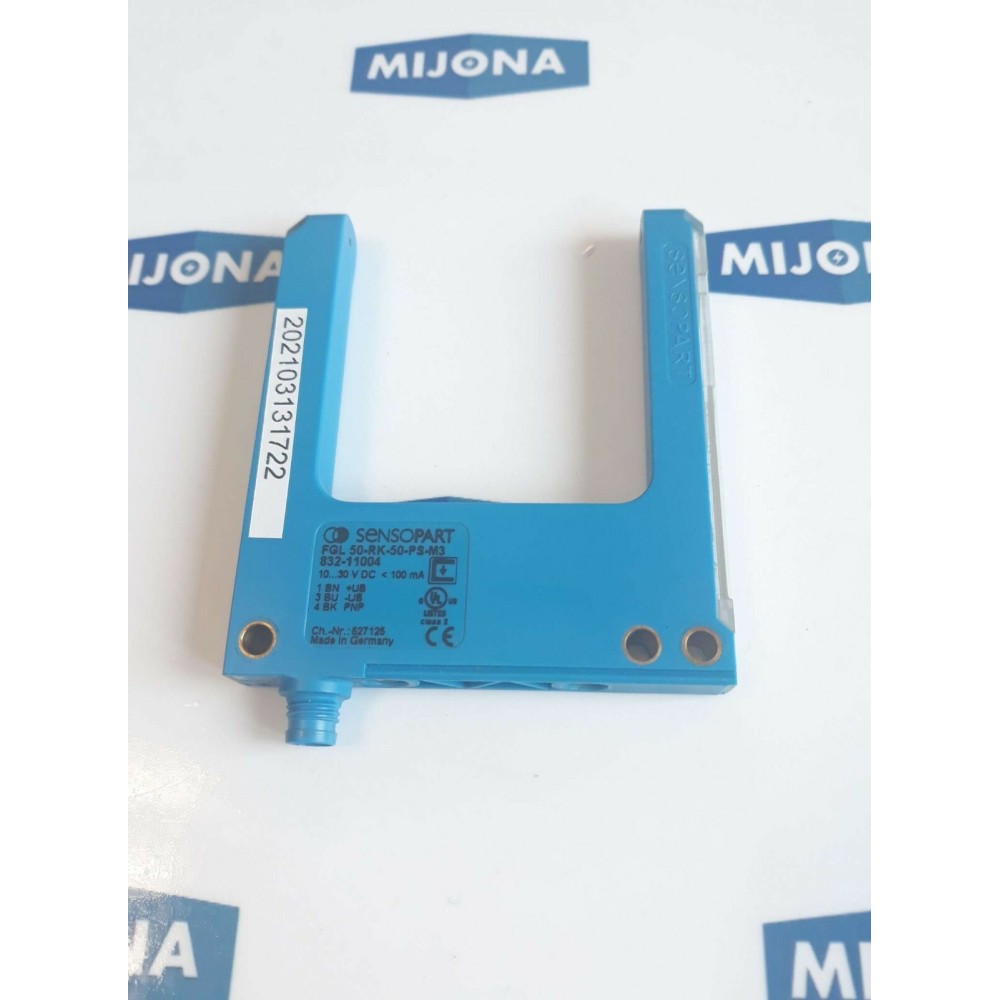 SENSOPART FGL 50 RK 50 PS M3 832 11004 10 30V DC 100mA SENSOPART FGL 50 RK 50 PS M3 832 11004 10 30V DC 100mA
