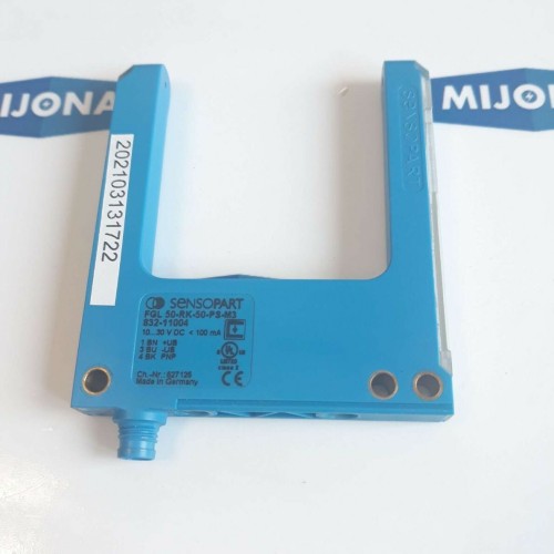 SENSOPART FGL 50 RK 50 PS M3 832 11004 10 30V DC 100mA