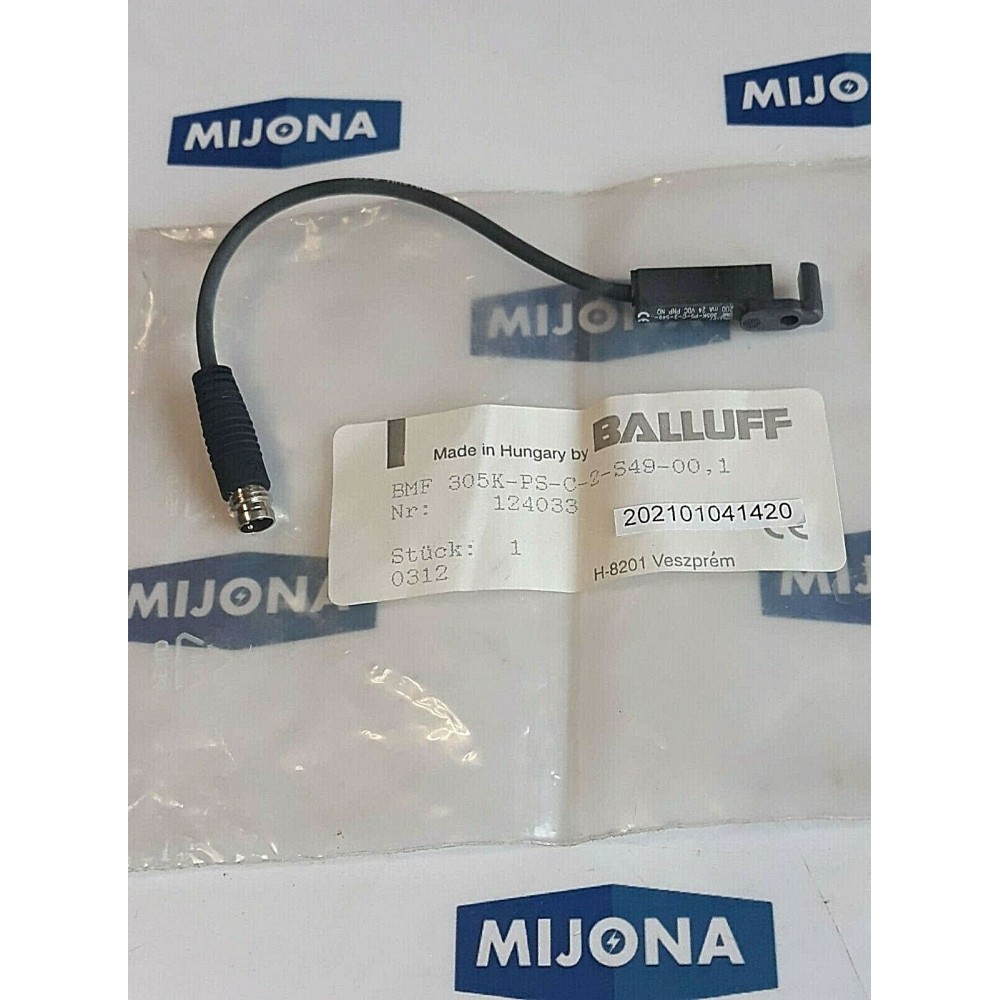 BALLUFF BMF 303K PS C S49 00 1 Magnetic Sensor 124033 20mA 24 VDC
