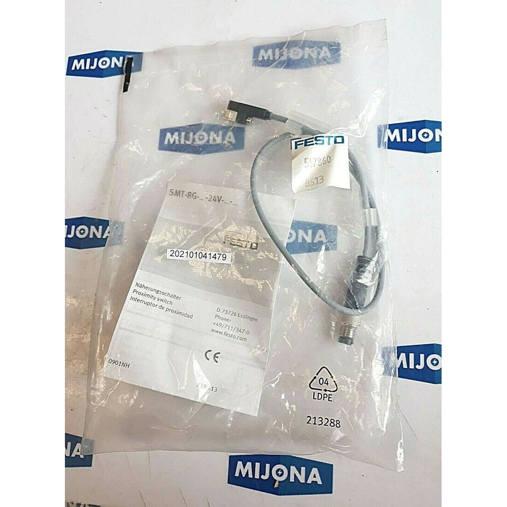 FESTO SMT 8G PS 24V E 0 3Q M8D 547860 Proximity switch NEW OLD STOCK FESTO SMT 8G PS 24V E 0 3Q M8D 547860 Proximity switch NEW OLD STOCK