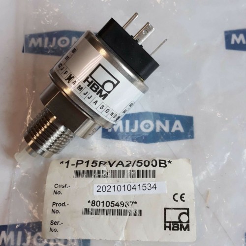 HBM P15RVA2 500B 0-500BAR 7-30V 4-20mA pressure transmitter (new old stock)