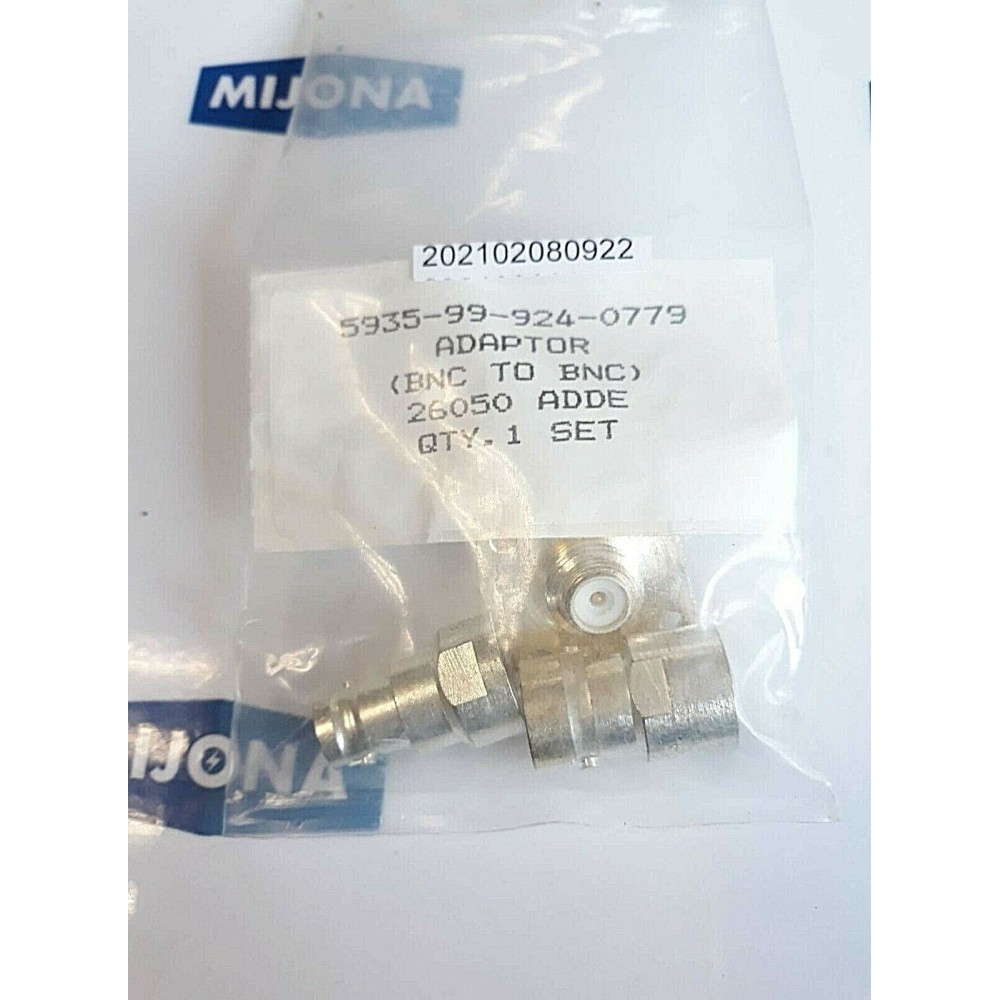 GREENPAR 519 9817 ADAPTOR 519 9819 5935 99 924 0779 BNC TO BNC (NEW OLD STOCK) GREENPAR 519 9817 ADAPTOR 519 9819 5935 99 924 0779 BNC TO BNC (NEW OLD STOCK)