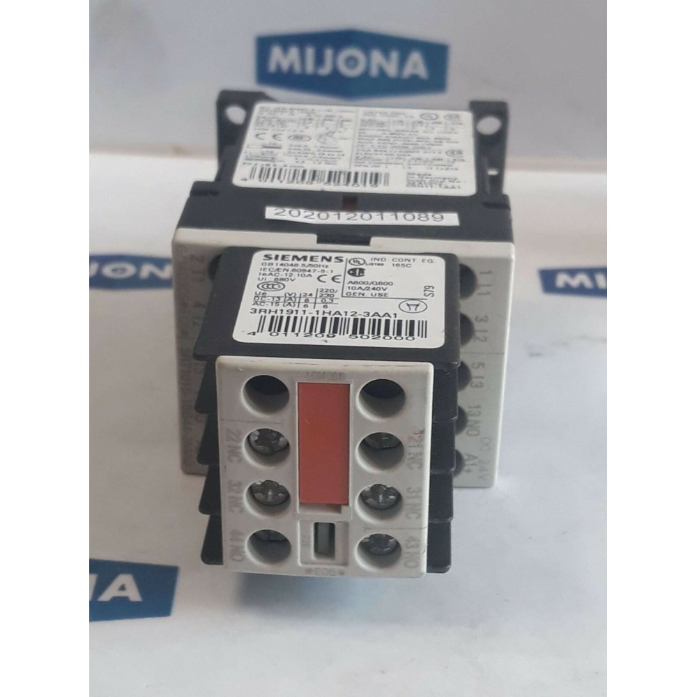 Siemens 3RT1015 1BB 44 3MA0 CONTACTOR 690V 3RH1911 1HA12 3AA11 (NEW OLD STOCK)