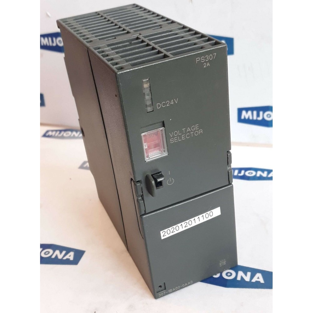SIEMENS simatic S7 6ES7 307 1BA00 0AA0 POWER SUPPLY 24V DC 2A 6ES7307-1BA00-0AA0 SIEMENS simatic S7 6ES7 307 1BA00 0AA0 POWER SUPPLY 24V DC 2A 6ES7307-1BA00-0AA0