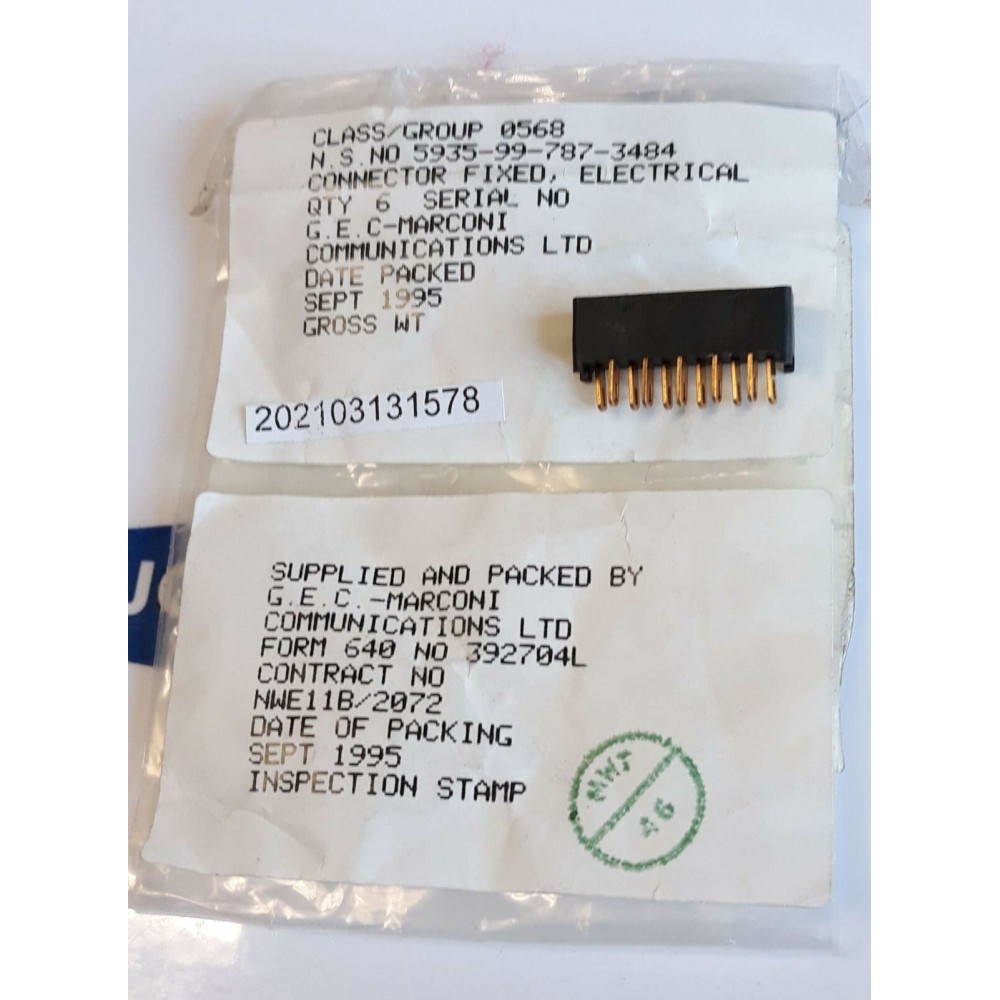 GEC MARCONI 5935 99 787 3484 NWE11B 2072 5935997873484 (NEW OLD STOCK)