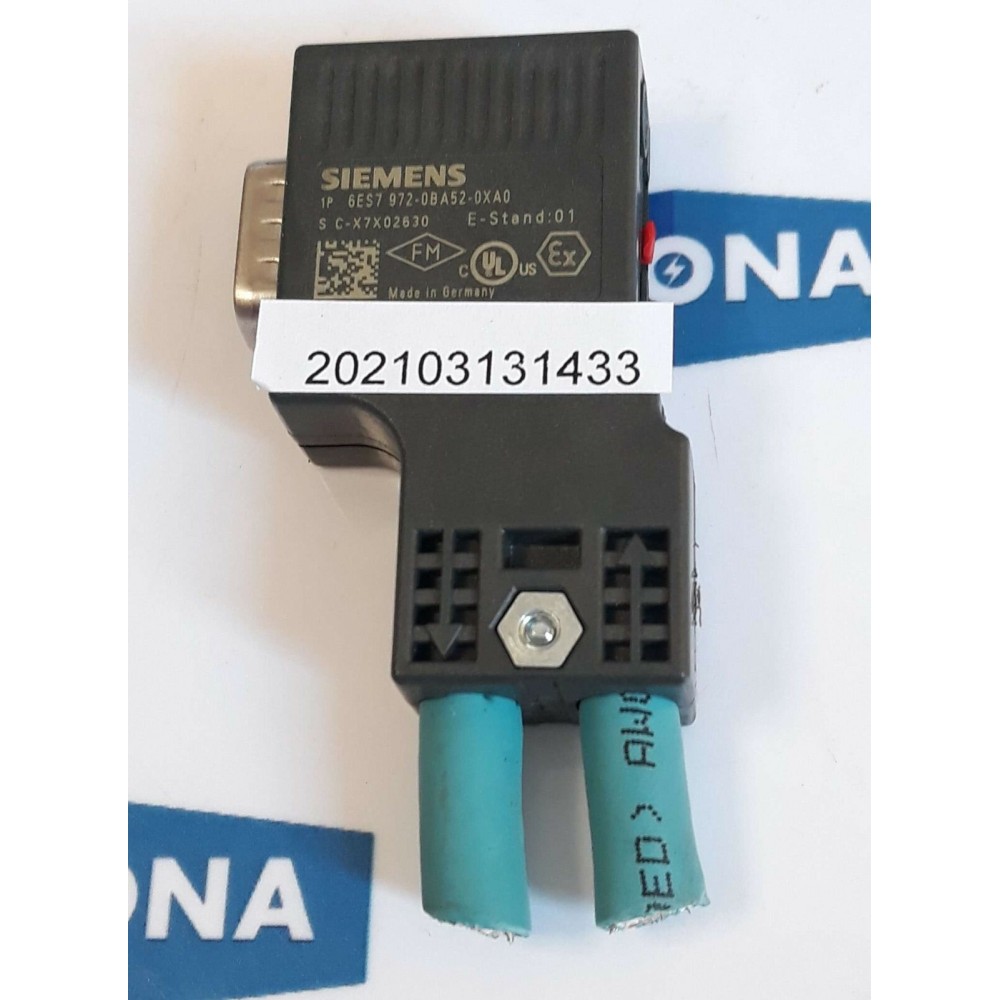 Siemens 6ES7 972 0BA52 0XA0 Profibus Connector  6ES7972-0BA52-0XA0