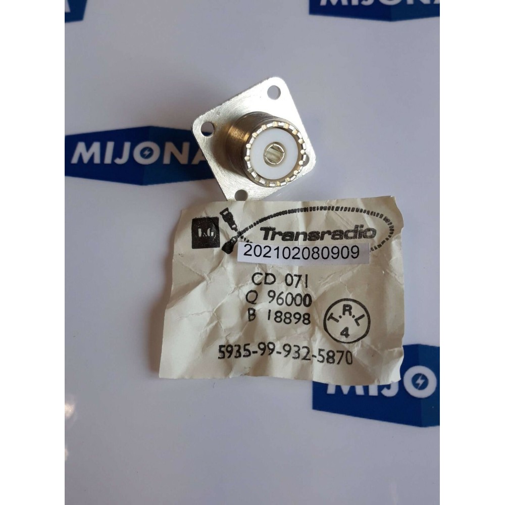 Transradio connector CD 071 Q 96000 B 18898 5935 99 932 5870 (New old stock)