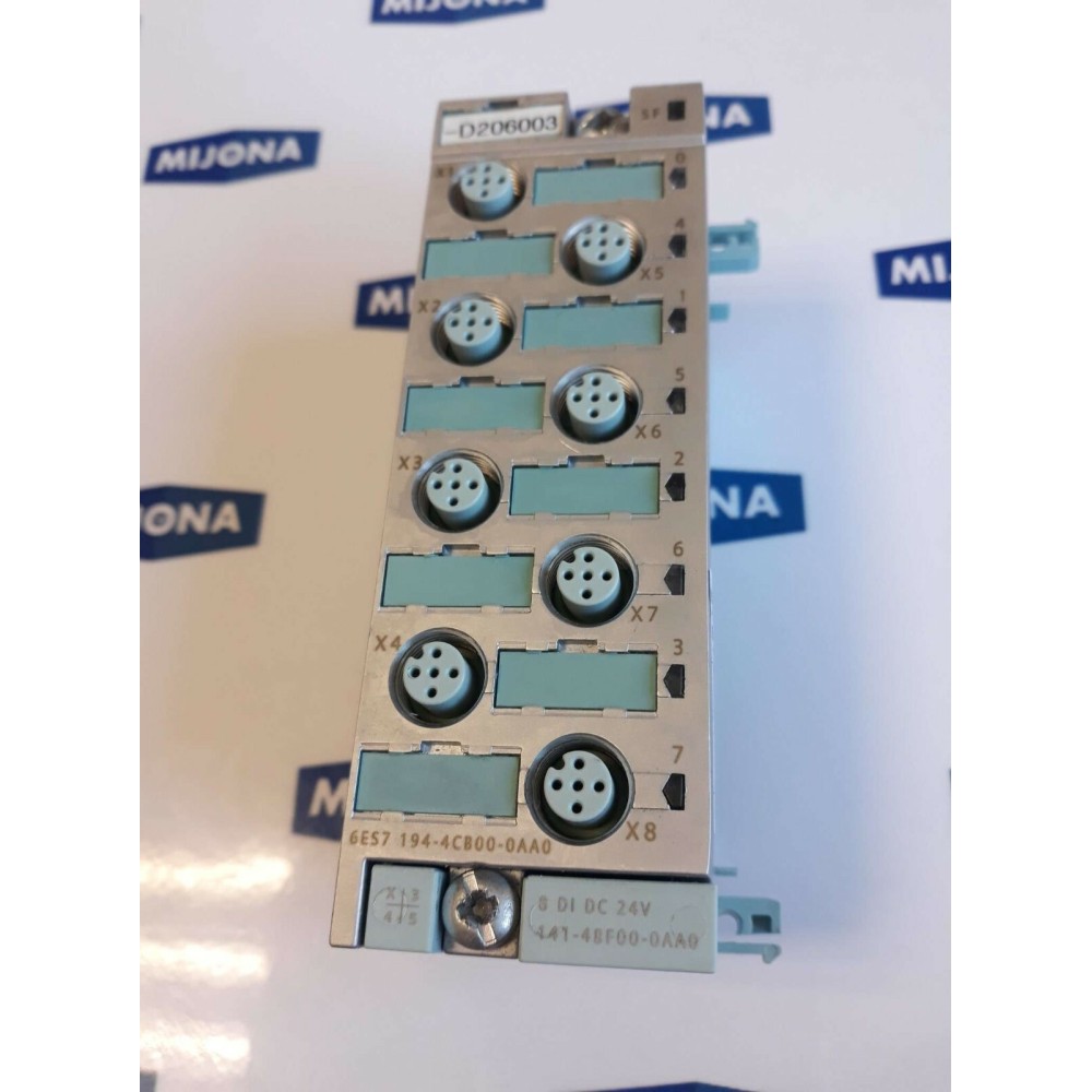 SIEMENS MODULE 6ES7 194 4CB00 0AA0 8 DI DC 24V 141 4BF00 0AA0 6ES7194-4CB00-0AA0 SIEMENS MODULE 6ES7 194 4CB00 0AA0 8 DI DC 24V 141 4BF00 0AA0 6ES7194-4CB00-0AA0