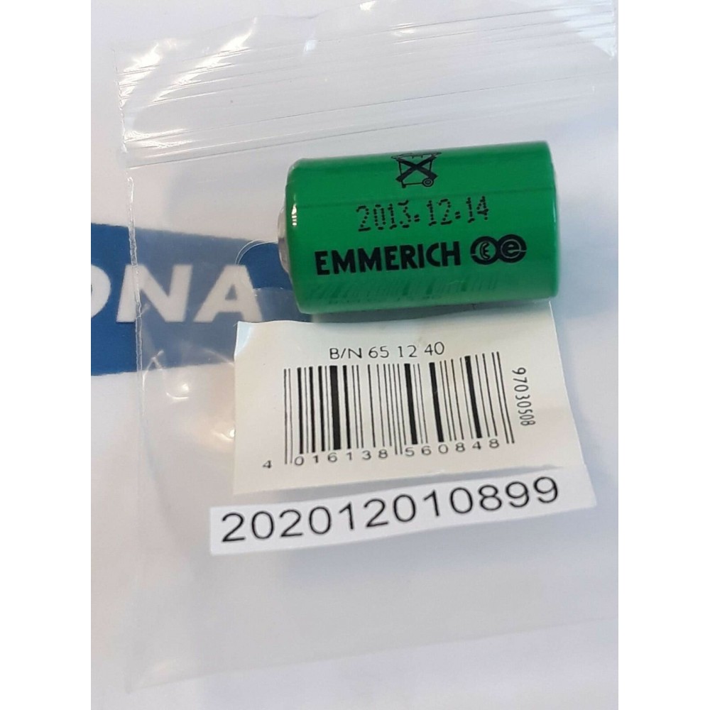 EMMERICH 65 12 40 Lithium Battery 3.6V 1200mAH 1/2AA 651240 (new old stock)