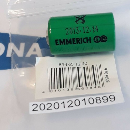 EMMERICH 65 12 40 Lithium Battery 3.6V 1200mAH 1/2AA 651240 (new old stock) EMMERICH 65 12 40 Lithium Battery 3.6V 1200mAH 1/2AA 651240 (new old stock)
