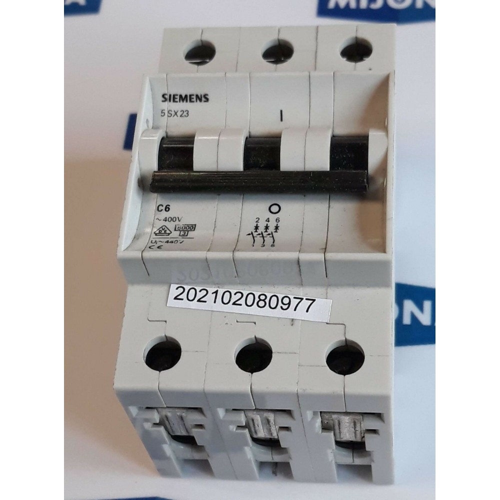 Siemens 5SX23 480V Q 92 183 C6 400V CIRCUIT BREAKER Siemens 5SX23 480V Q 92 183 C6 400V CIRCUIT BREAKER