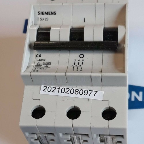 Siemens 5SX23 480V Q 92 183 C6 400V CIRCUIT BREAKER