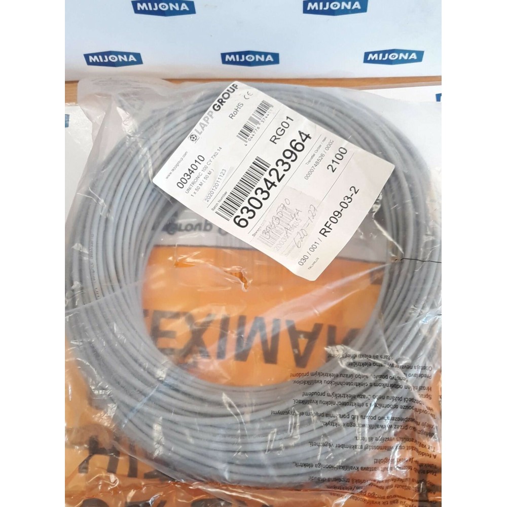 LAPPGROUP 0034010 UNITRONIC 100 CY 7X0,14 50M RG 241/00 6303423964 green
