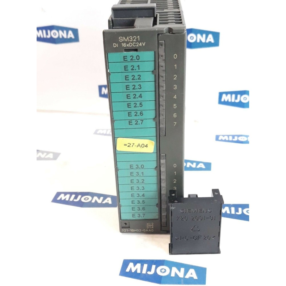 SIEMENS simatic S7 6ES7 321 1BH02 0AA0 16XDC24V 0,5A SM321 6ES7321-1BH02-0AA0